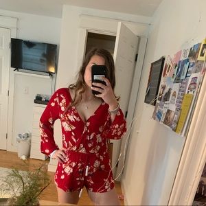 cute floral romper